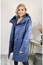 Женское пальто из текстиля с капюшоном 8024033-3